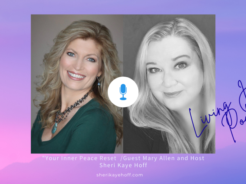 Sunset with Headshots of Mary Allen and Sheri Hoff